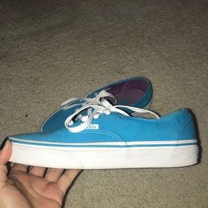 Teal Blue Vans